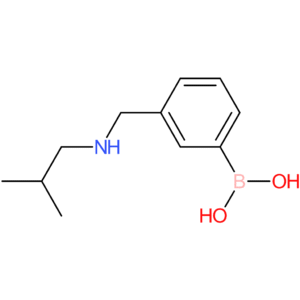 (3-([(2-methylpropyl)amino]methyl)phenyl)boronic acid