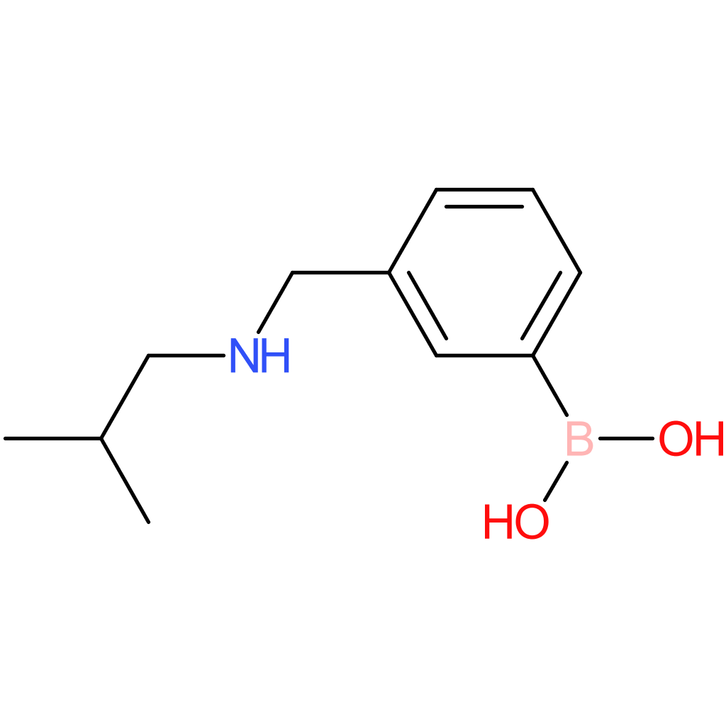 (3-([(2-methylpropyl)amino]methyl)phenyl)boronic acid