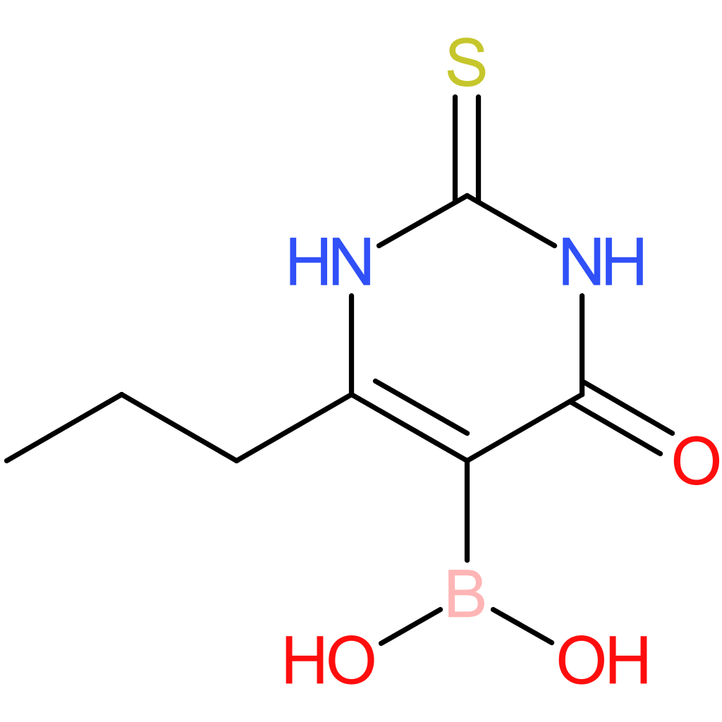 (4-oxo-6-propyl-2-sulfanylidene-1,2,3,4-tetrahydropyrimidin-5-yl)boronic acid
