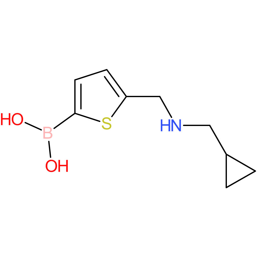 b-[5-[[(cyclopropylmethyl)amino]methyl]-2-thienyl]boronic acid