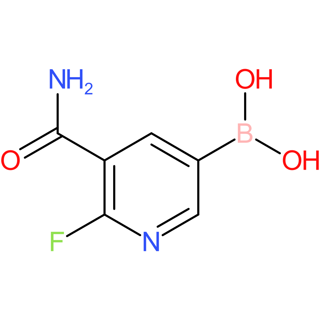 (5-carbamoyl-6-fluoropyridin-3-yl)boronic acid