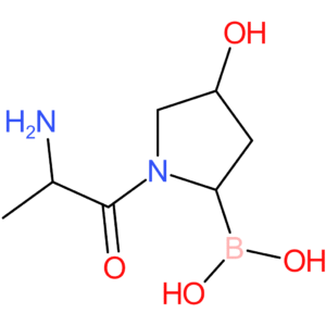 [1-(2-aminopropanoyl)-4-hydroxypyrrolidin-2-yl]boronic acid