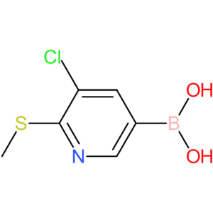 3-chloro-2-methylthiopyridine-5-boronic acid