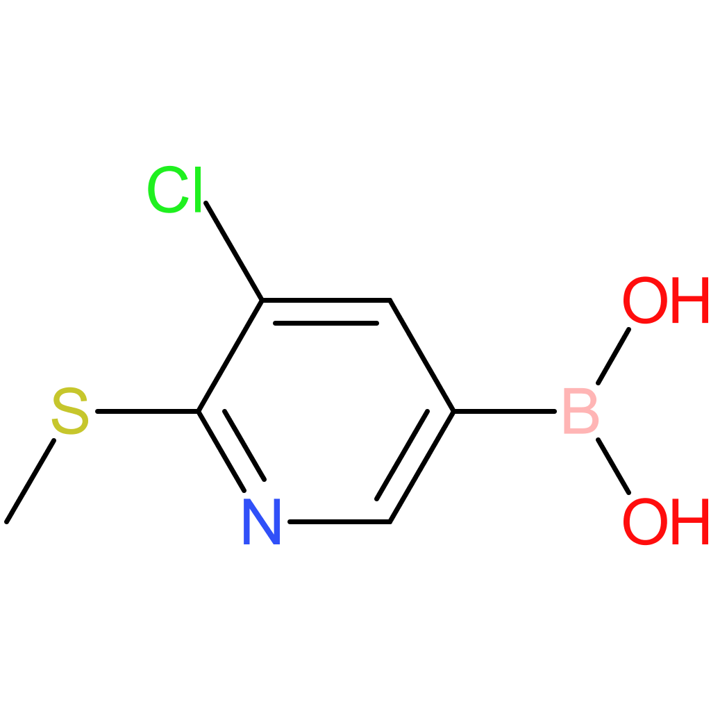 3-chloro-2-methylthiopyridine-5-boronic acid