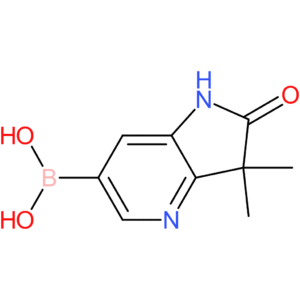 3,3-dimethyl-2-oxo-2,3-dihydro-1h-pyrrolo[3,2-b]pyridin-6-ylboronic acid