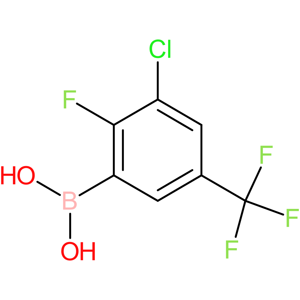 3-chloro-2-fluoro-5-(trifluoromethyl) phenylboronic acid