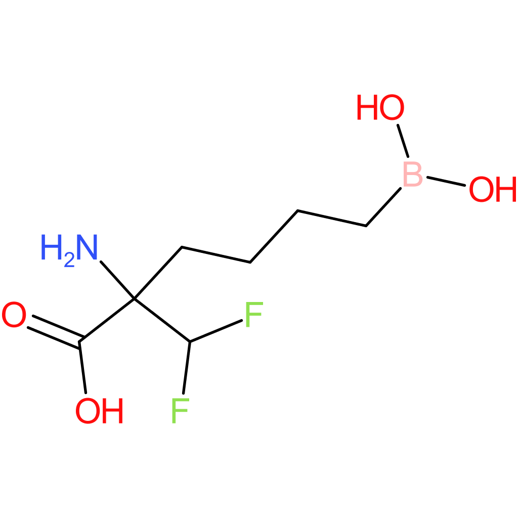 2-amino-6-borono-2-(difluoromethyl)hexanoic acid