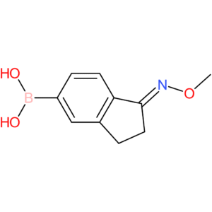 (E)-(1-(methoxyimino)-2,3-dihydro-1H-inden-5-yl)boronic acid