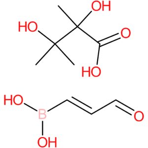 2,3-dihydroxy-2,3-dimethylbutanoic acid compound with (E)-(3-oxoprop-1-en-1-yl)boronic acid (1:1)