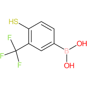 [4-sulfanyl-3-(trifluoromethyl)phenyl]boronic acid