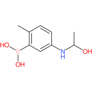 (5-[(1-hydroxyethyl)amino]-2-methylphenyl)boronic acid
