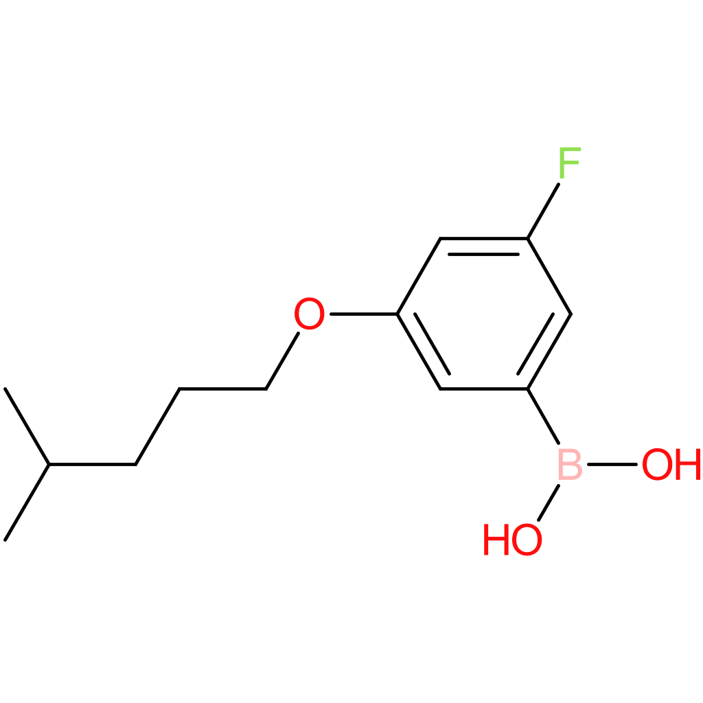 (3-fluoro-5-[(4-methylpentyl)oxy]phenyl)boronic acid