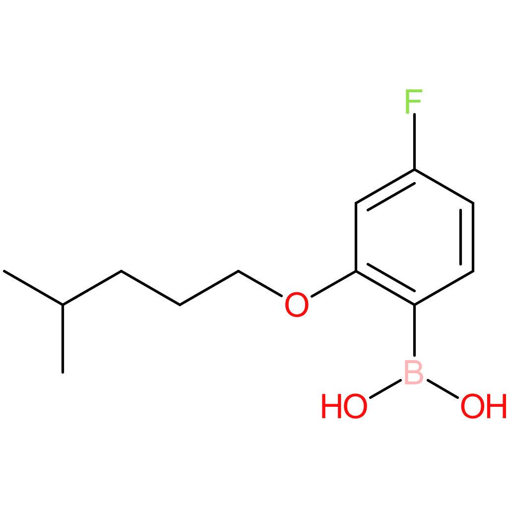 (4-fluoro-2-[(4-methylpentyl)oxy]phenyl)boronic acid