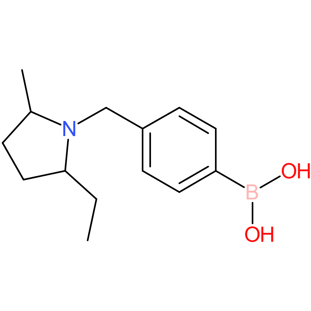 (4-[(2-ethyl-5-methylpyrrolidin-1-yl)methyl]phenyl)boronic acid