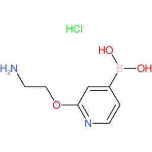 (2-(2-aminoethoxy)pyridin-4-yl)boronic acid hydrochloride