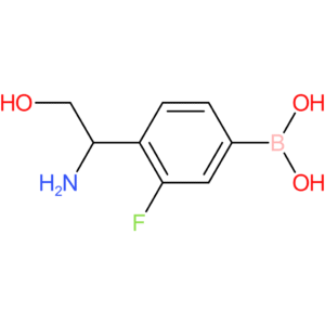 [4-(1-amino-2-hydroxyethyl)-3-fluorophenyl]boronic acid