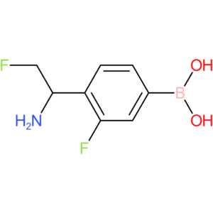 [4-(1-amino-2-fluoroethyl)-3-fluorophenyl]boronic acid