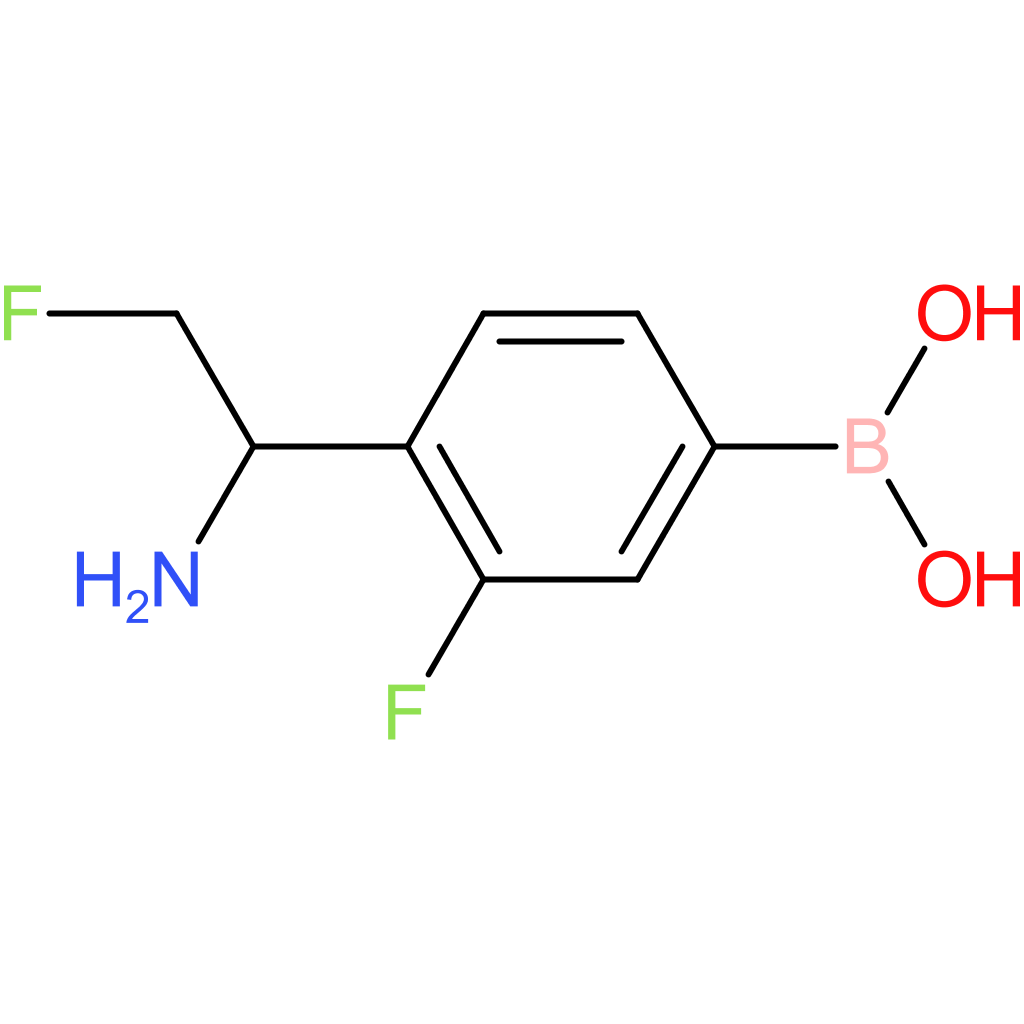 [4-(1-amino-2-fluoroethyl)-3-fluorophenyl]boronic acid