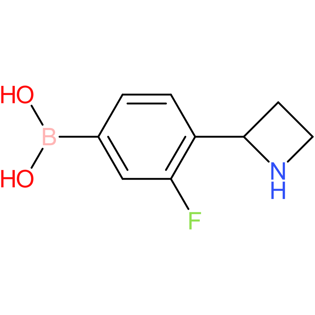 [4-(azetidin-2-yl)-3-fluorophenyl]boronic acid