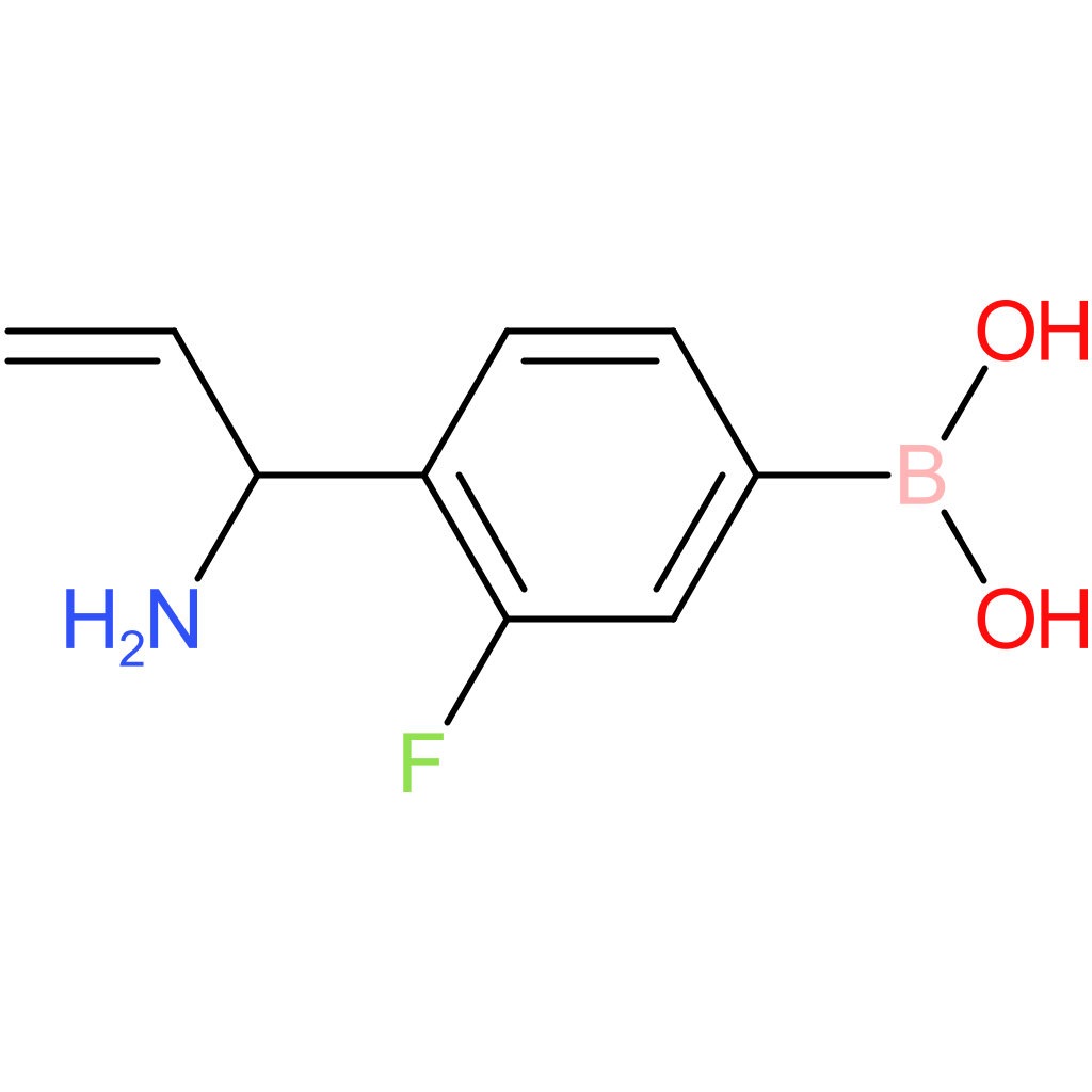 [4-(1-aminoprop-2-en-1-yl)-3-fluorophenyl]boronic acid