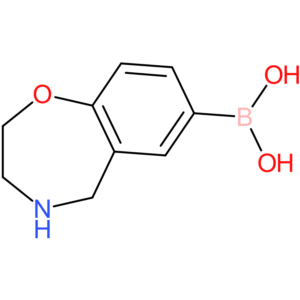 (2,3,4,5-tetrahydro-1,4-benzoxazepin-7-yl)boronic acid