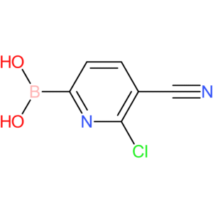 (6-chloro-5-cyanopyridin-2-yl)boronic acid