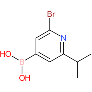 2-bromo-6-(iso-propyl)pyridine-4-boronic acid