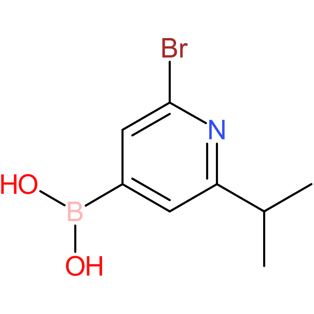 2-bromo-6-(iso-propyl)pyridine-4-boronic acid