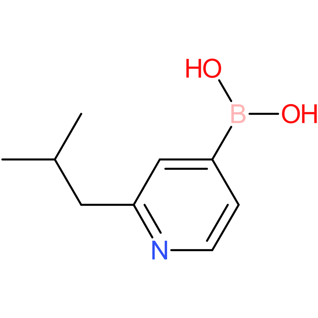 2-(iso-butyl)pyridine-4-boronic acid