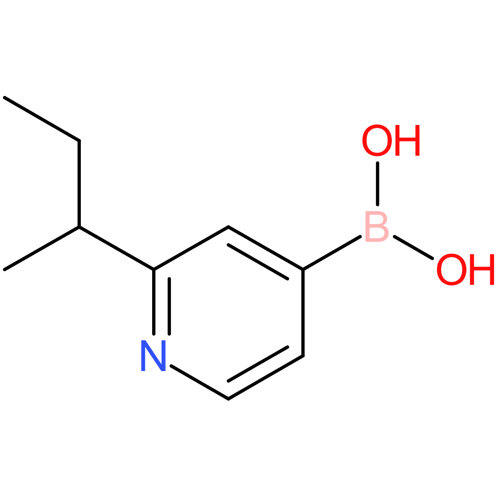 2-(sec-butyl)pyridine-4-boronic acid