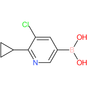 5-chloro-6-cyclopropylpyridine-3-boronic acid