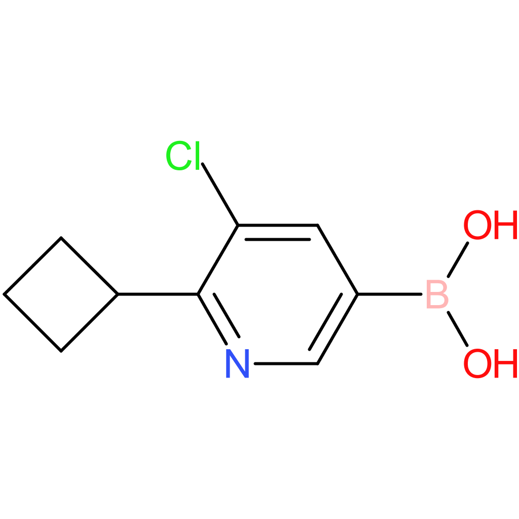5-chloro-6-cyclobutylpyridine-3-boronic acid