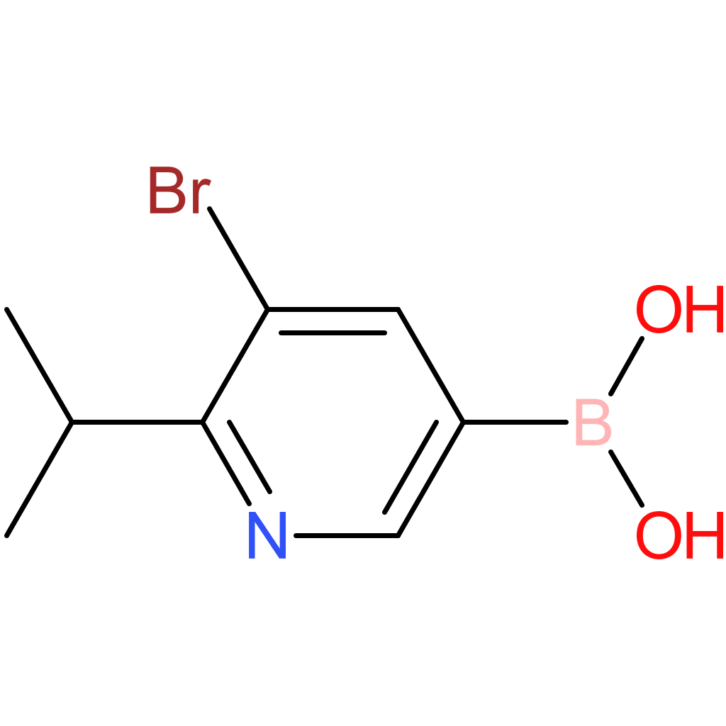 6-(iso-propyl)-5-bromopyridine-3-boronic acid