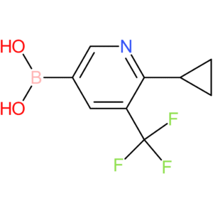 6-cyclopropyl-5-trifluoromethylpyridine-3-boronic acid