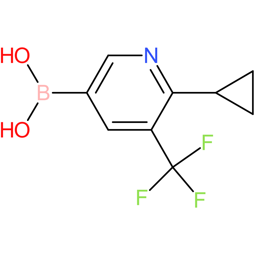 6-cyclopropyl-5-trifluoromethylpyridine-3-boronic acid