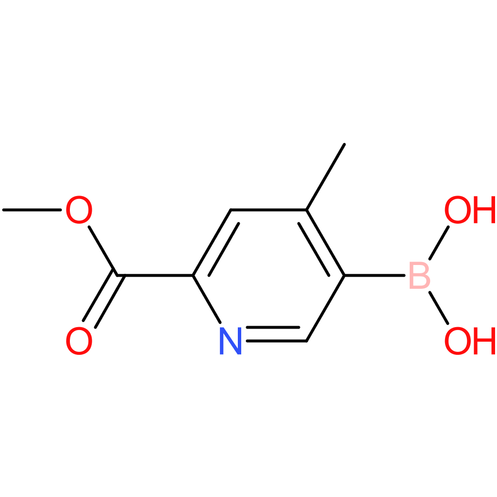 4-methyl-6-(methoxycarbonyl)pyridine-3-boronic acid