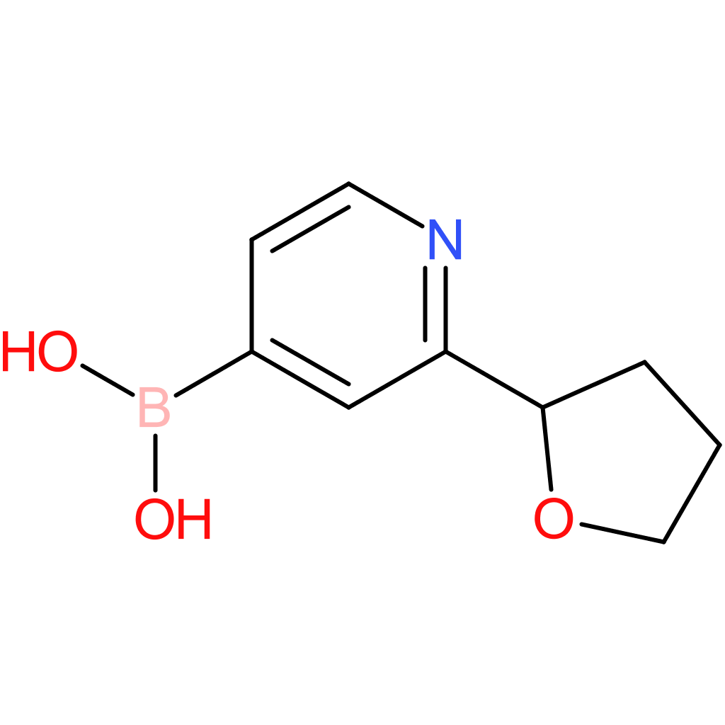 2-(2-tetrahydrofuranyl)pyridine-4-boronic acid