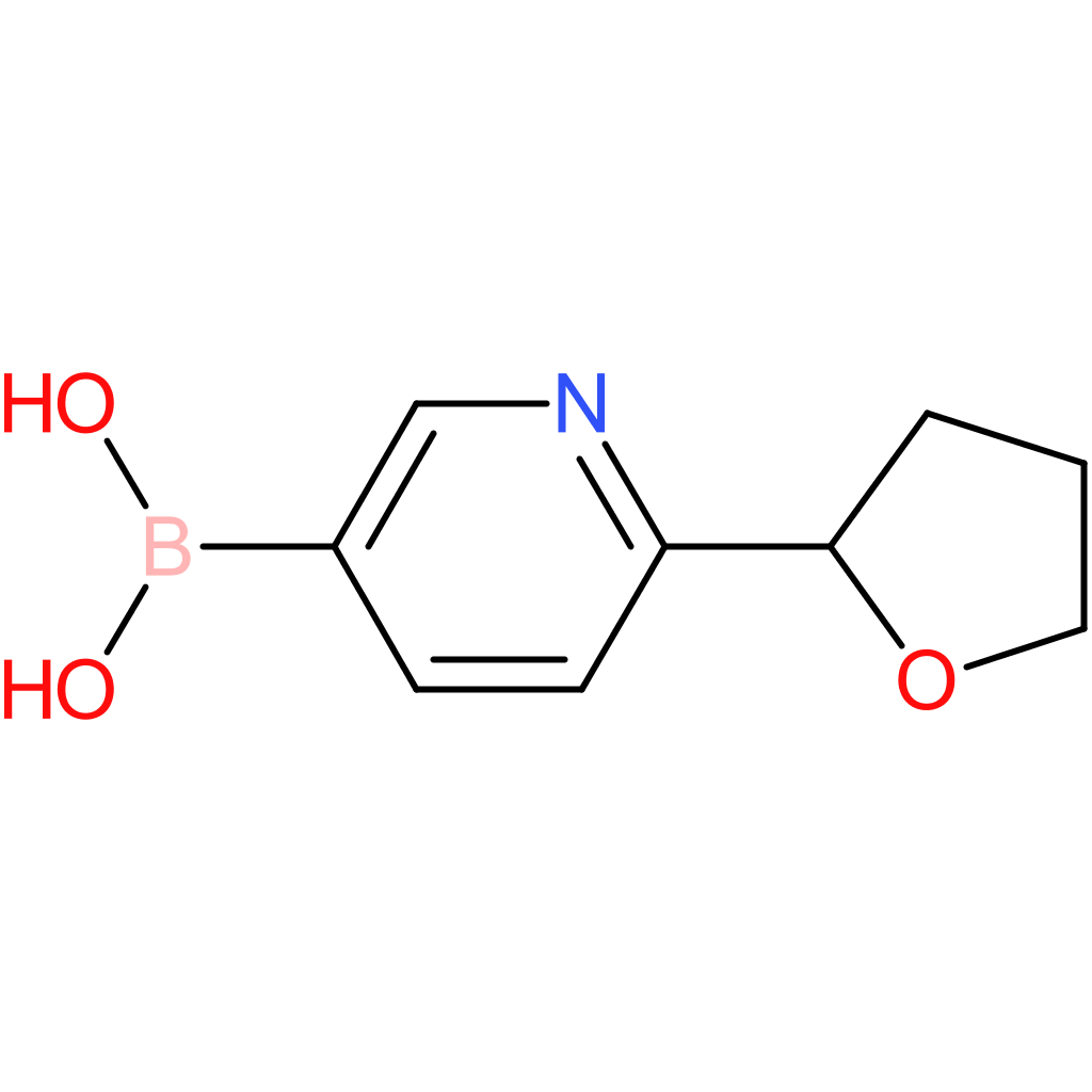 6-(2-tetrahydrofuranyl)pyridine-3-boronic acid