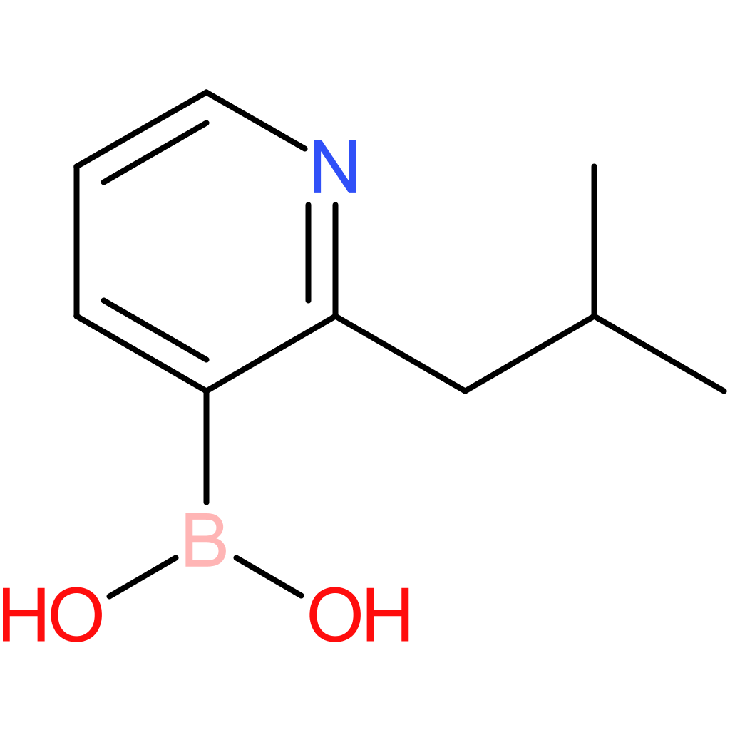 2-(iso-butyl)pyridine-3-boronic acid