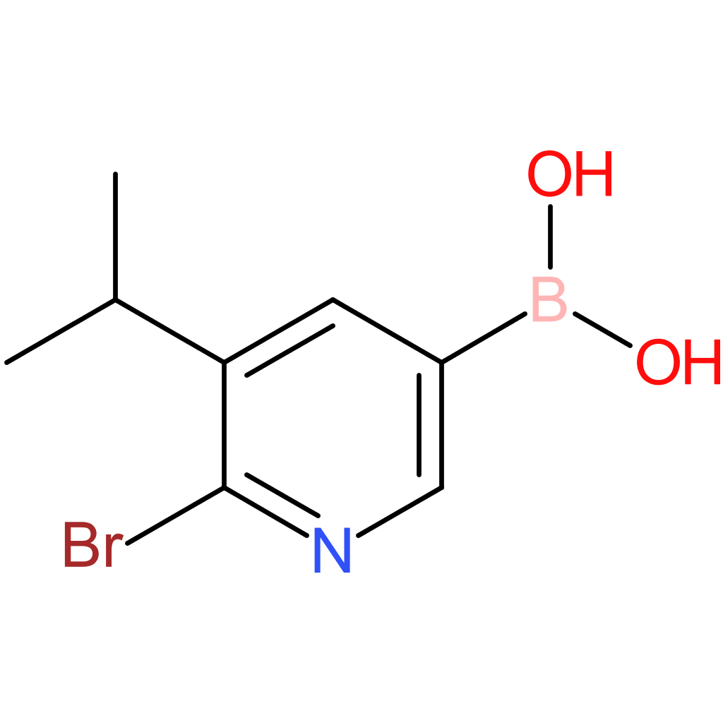 6-bromo-5-(iso-propyl)pyridine-3-boronic acid