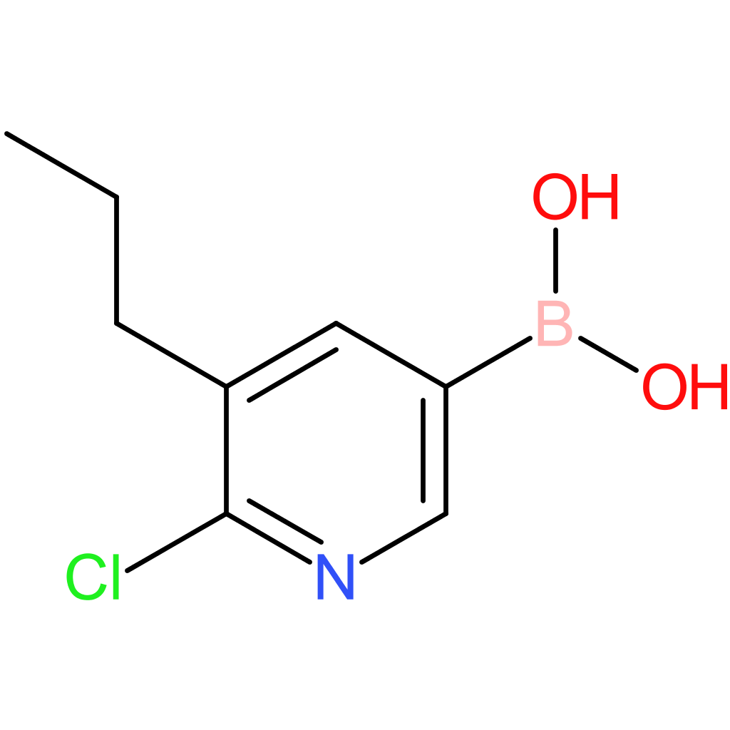 6-chloro-5-(n-propyl)pyridine-3-boronic acid