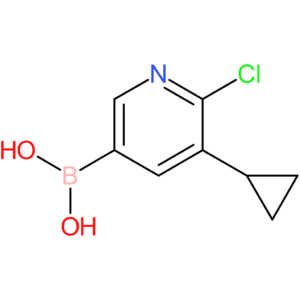6-chloro-5-(cyclopropyl)pyridine-3-boronic acid