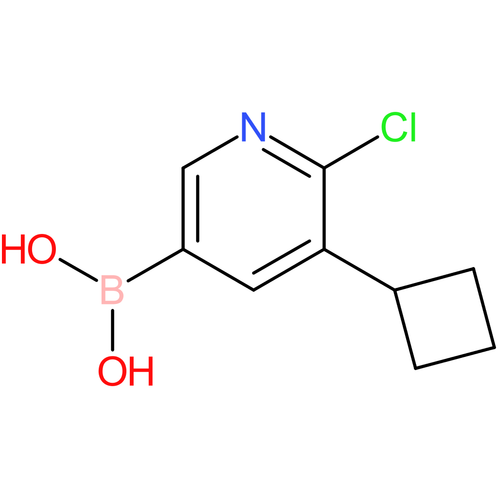 6-chloro-5-(cyclobutyl)pyridine-3-boronic acid