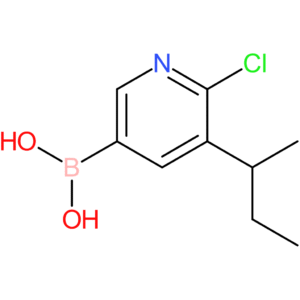 6-chloro-5-(sec-butyl)pyridine-3-boronic acid