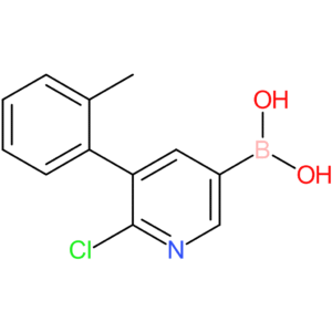 6-chloro-5-(2-tolyl)pyridine-3-boronic acid