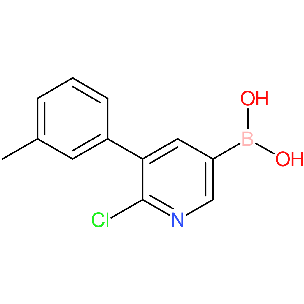 6-chloro-5-(3-tolyl)pyridine-3-boronic acid
