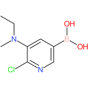 6-chloro-5-methylethylaminopyridine-3-boronic acid