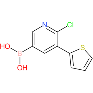 6-chloro-5-(2-thienyl)pyridine-3-boronic acid