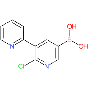 6-chloro-5-(pyridin-2-yl)pyridine-3-boronic acid