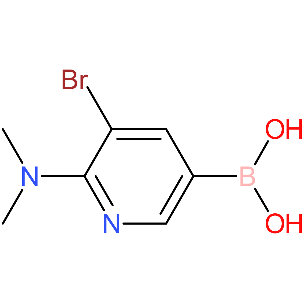 5-bromo-6-(dimethylamino)pyridine-3-boronic acid